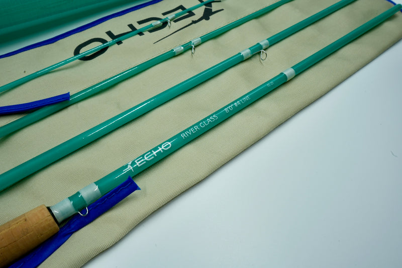 Used Echo River Glass 8' 4wt 4pc Fly Rod