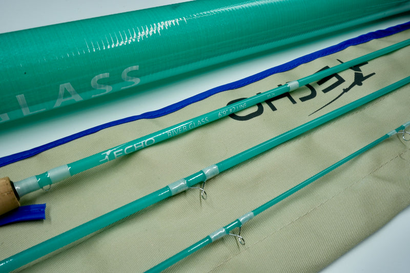 Used Echo River Glass 6'9 2wt 3pc Fly Rod