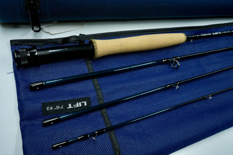 Used Echo Lift 7'6 3wt 4pc Fly Rod