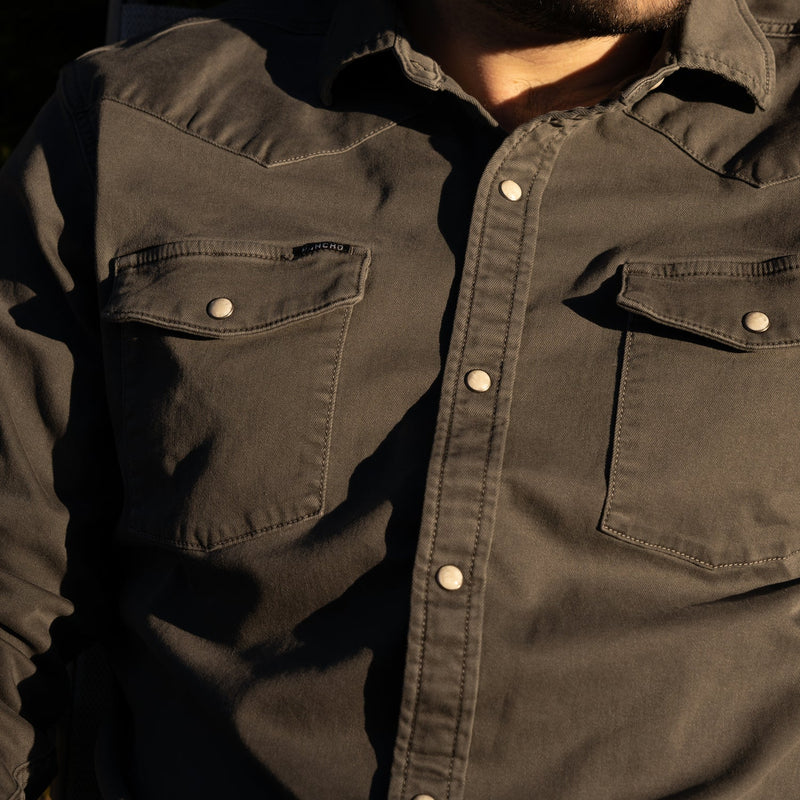 Poncho Men's Denim Shirt The Falfurrias