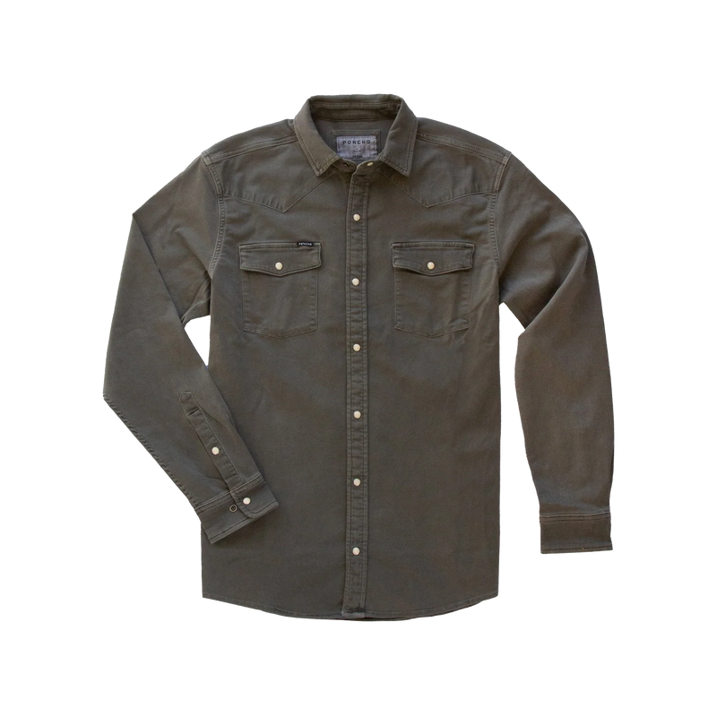 Poncho Men's Denim Shirt The Falfurrias