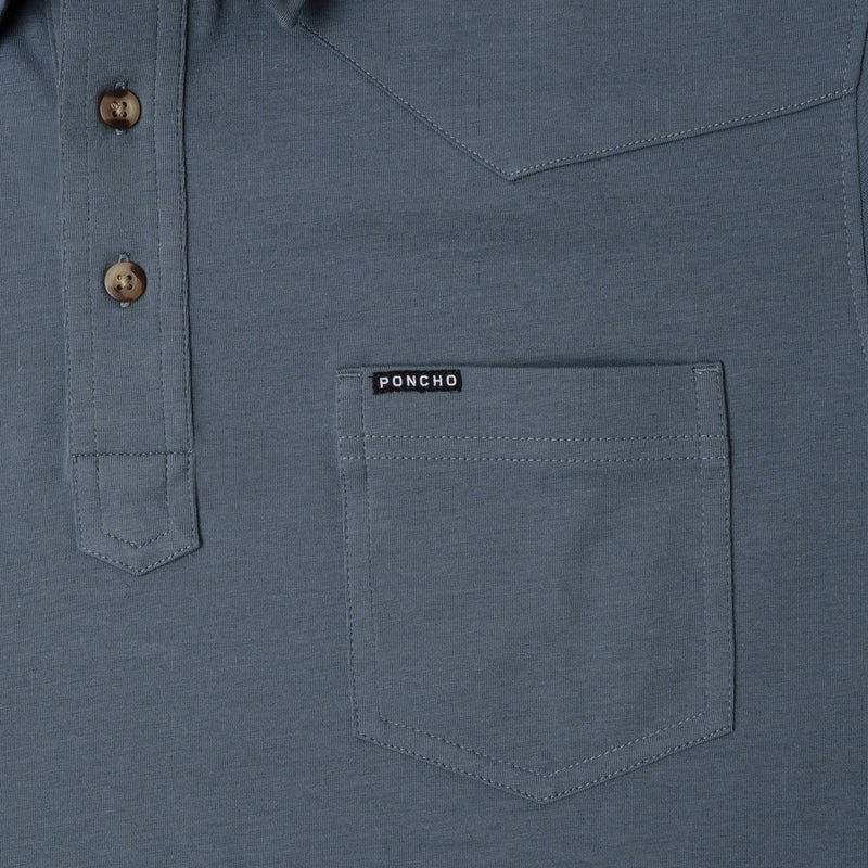 Poncho Men's Field Polo The Dinner Bell