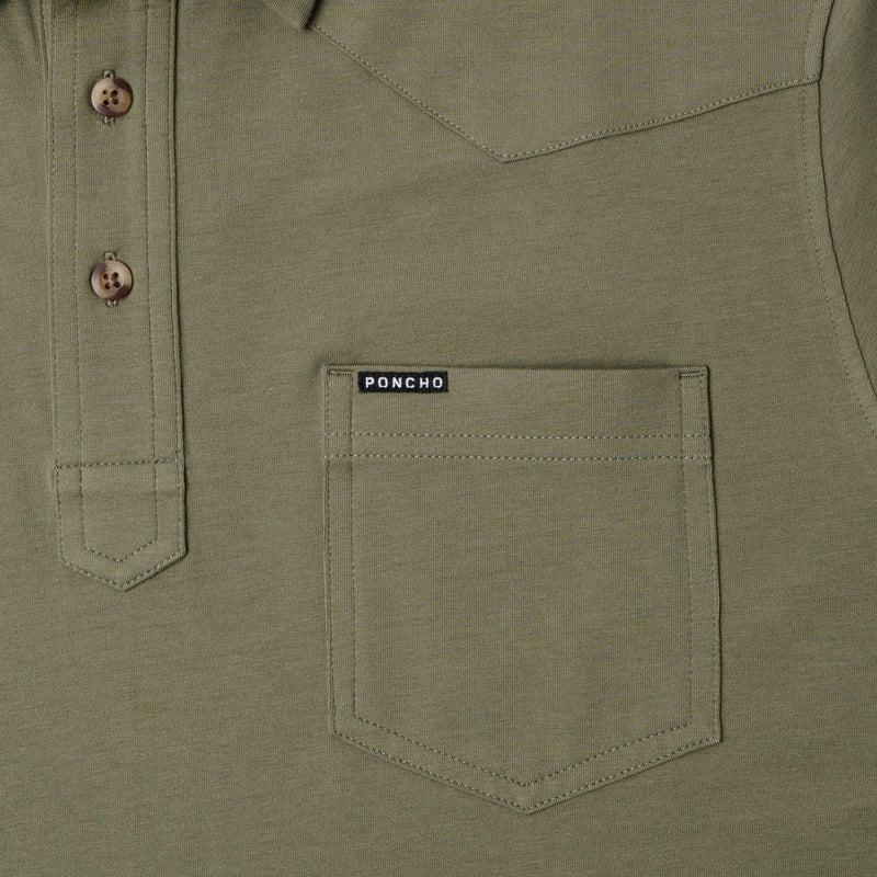 Poncho Men's Field Polo The Jalapeno Cream Cheese