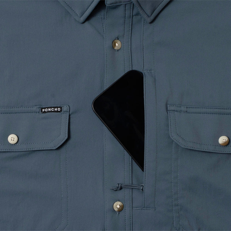 Poncho Men's The Original Long Sleeve Shirt The Bigeye