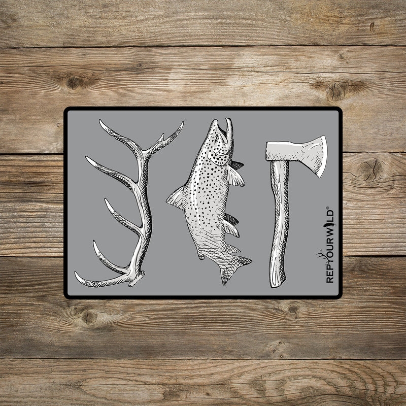 Rep Your Water Hunt Fish Camp Sticker