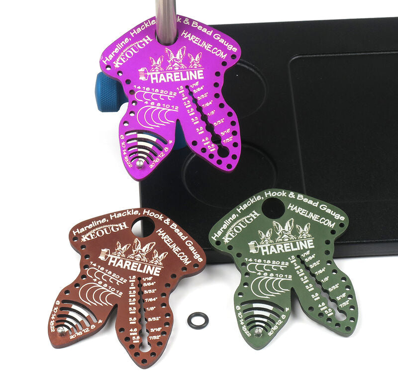 Hareline Hook and Hackle Gauge