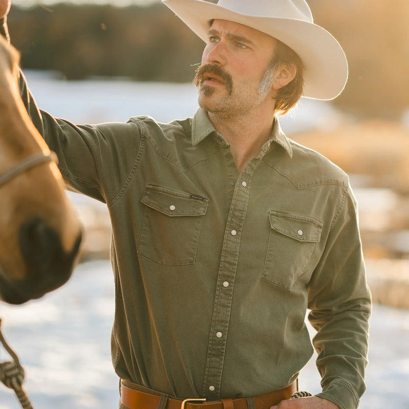 Poncho Men's Denim Shirt The Hidalgo