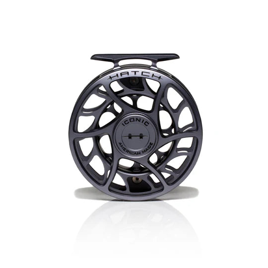 Hatch Outdoors Iconic 5 Plus Large Arbor Fly Reel