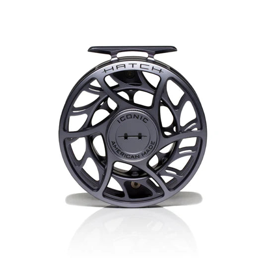 Hatch Outdoors Iconic 7 Plus Large Arbor Fly Reel