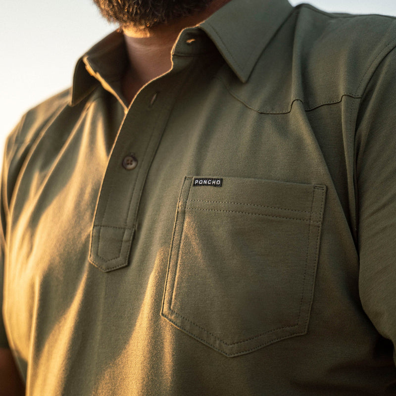 Poncho Men's Field Polo The Jalapeno Cream Cheese