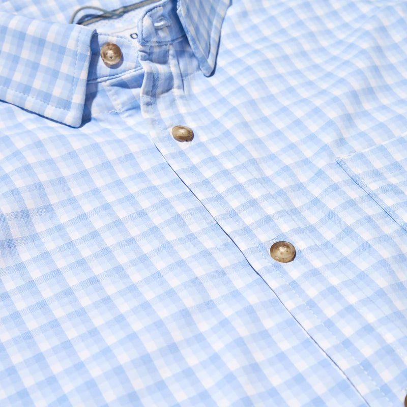 Poncho Men's The Ultralite Short Sleeve Shirt The Blue Runner