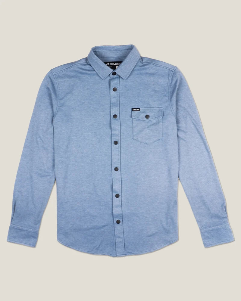 Belong Designs Men's Sherman Fleece Button Up