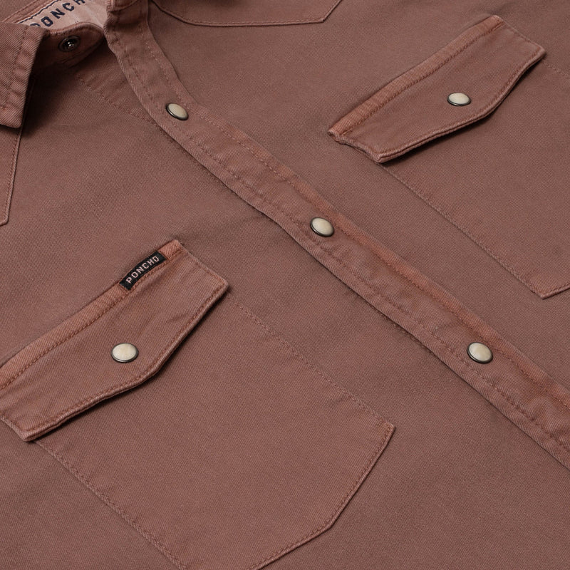 Poncho Men's Denim Shirt The Marathon