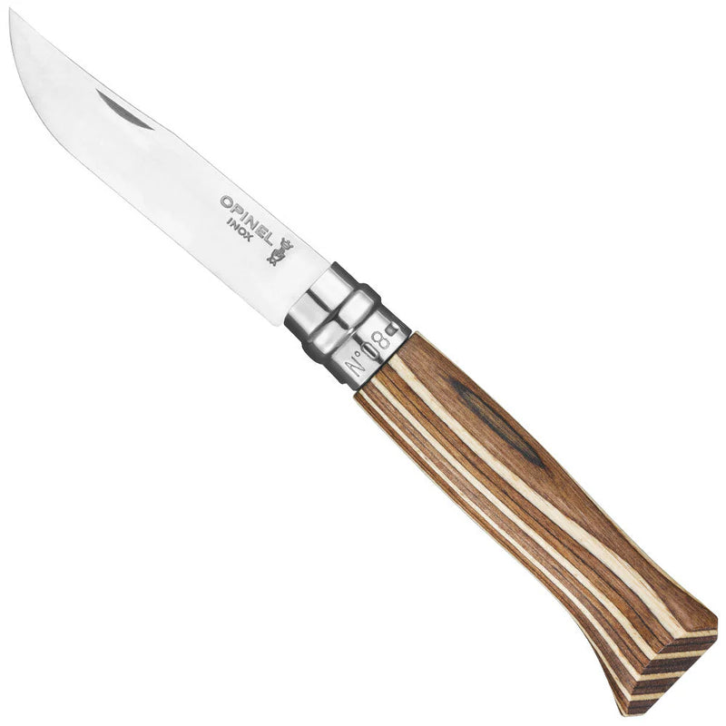 Opinel No.08 Laminated Birch Folding Knife