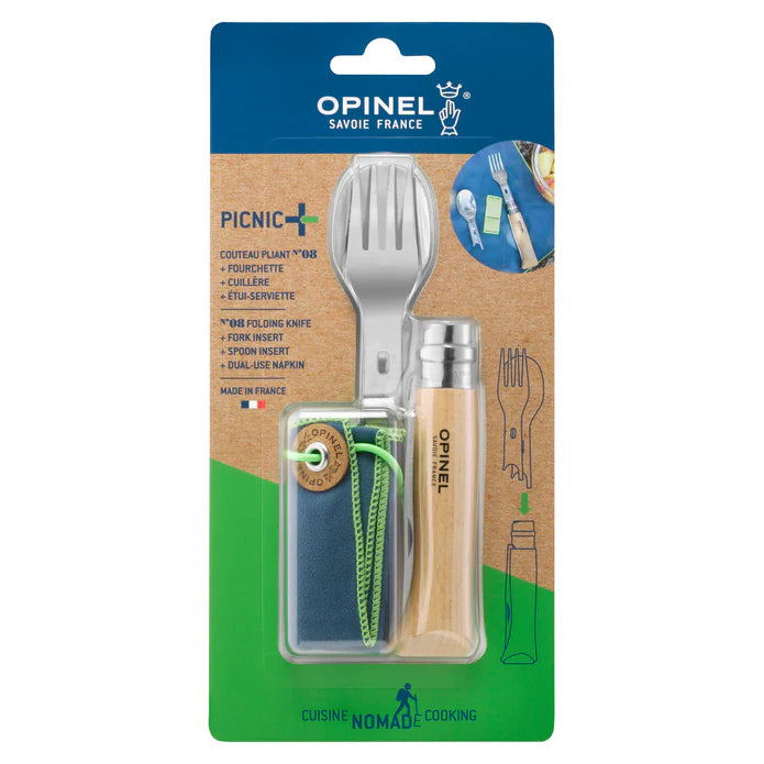 Opinel Blister Pack Picnic + Cutlery Set