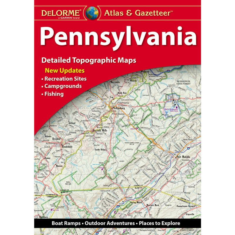 Delorme Pennsylvania Atlas and Gazetteer