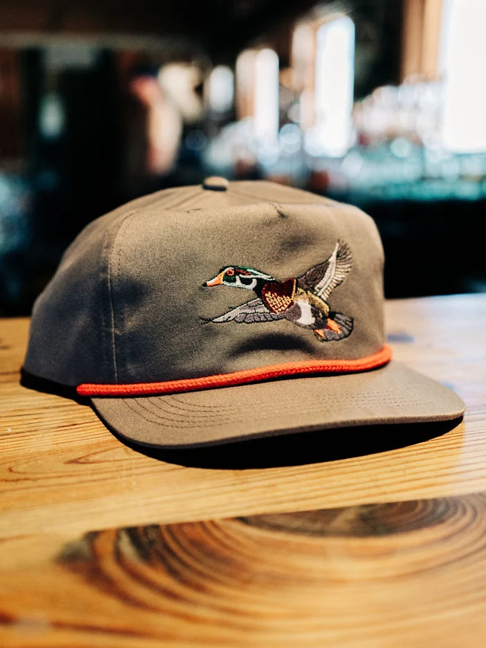 Duck Camp Wood Duck Hat - Charcoal
