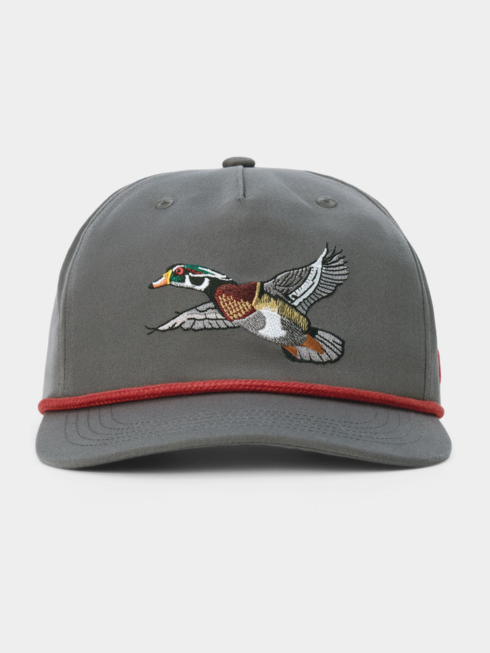 Duck Camp Wood Duck Hat - Charcoal