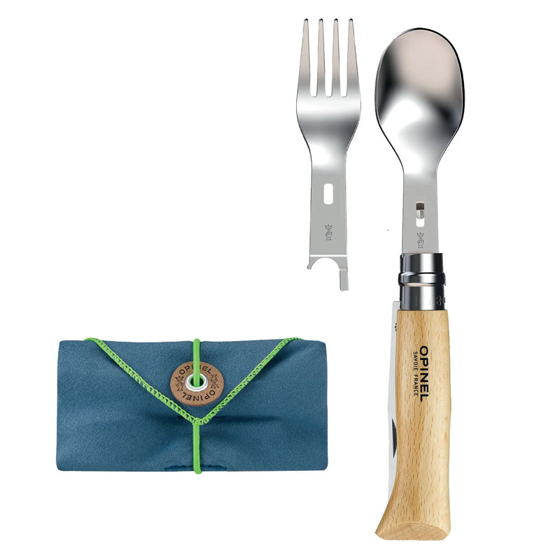 Opinel Picnic + Cutlery Set w/ No.08 Folding Knife