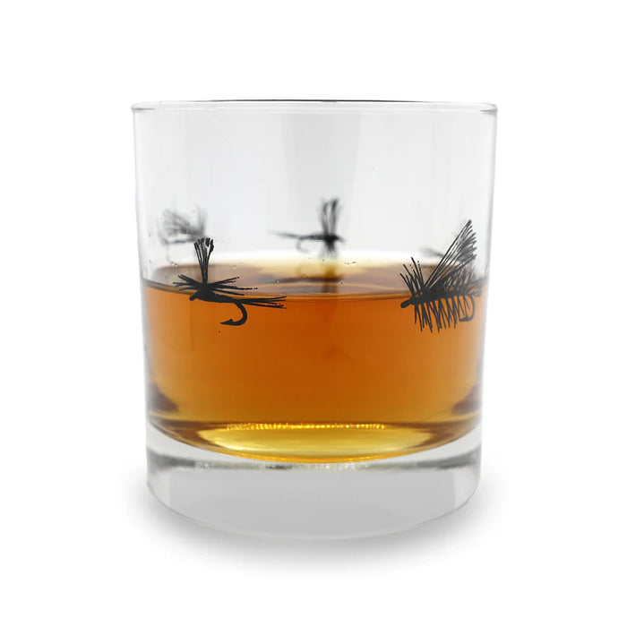 Rep Your Water Dry or Die 2.0 Old Fashioned Glass