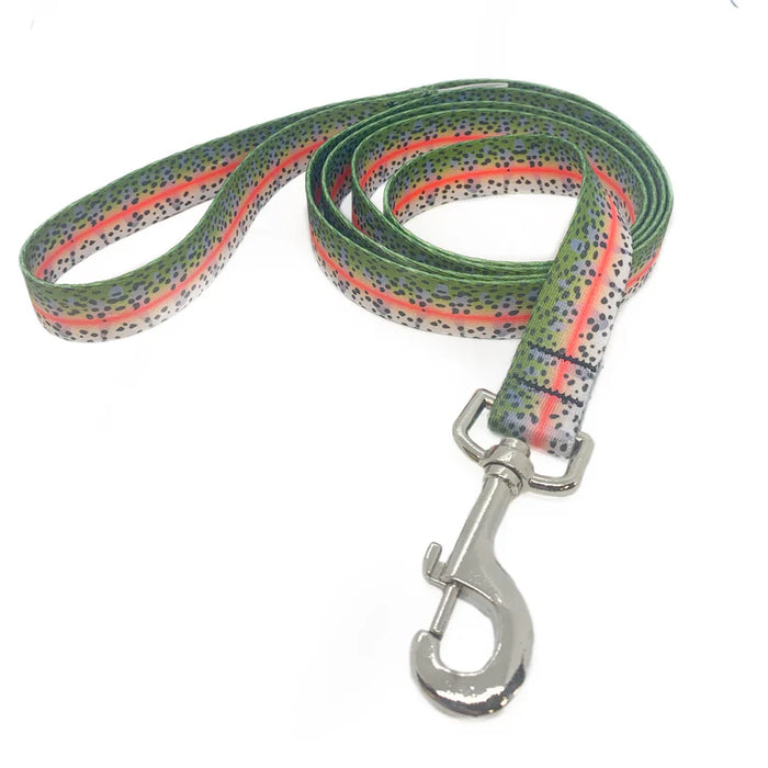 Rep Your Water Trout Skin Dog Leash