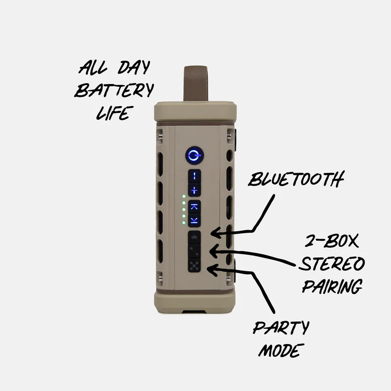 Turtlebox Ranger Waterproof Outdoor Bluetooth Speaker