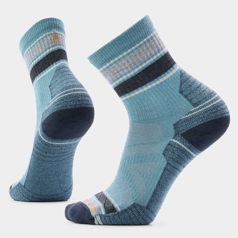 Smartwool Hike Light Cushion Striped Mid Crew Socks