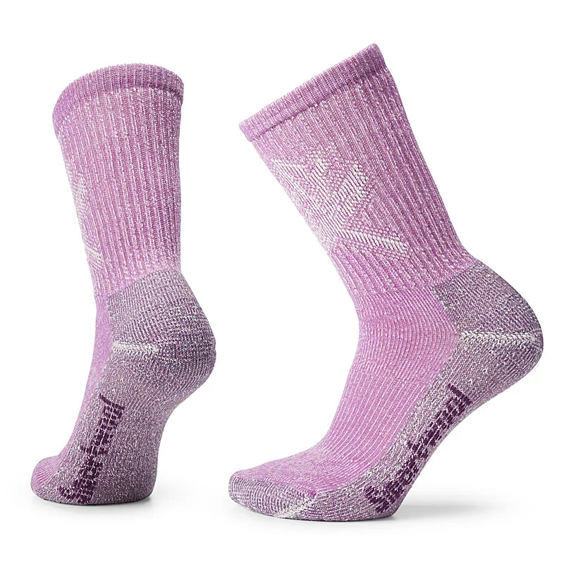 Smartwool Women's Hike Classic Edition Light Cushion Leaf Pattern Crew Socks