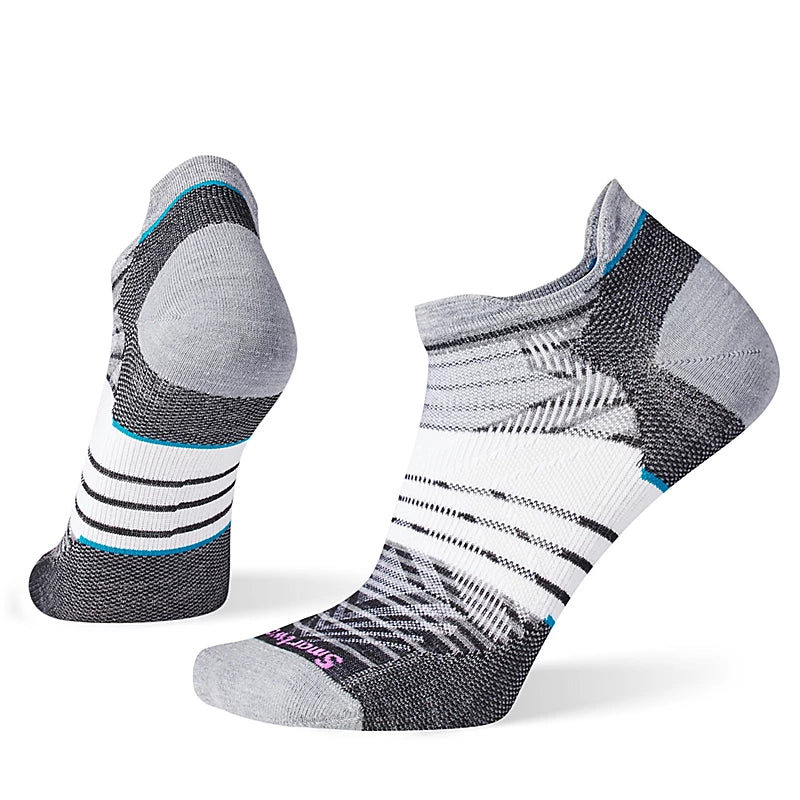Smartwool Women's Run Zero Cushion Stripe Low Ankle Socks