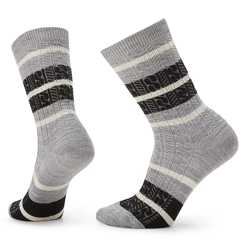 Smartwool Women's Everyday Striped Cable Crew Socks