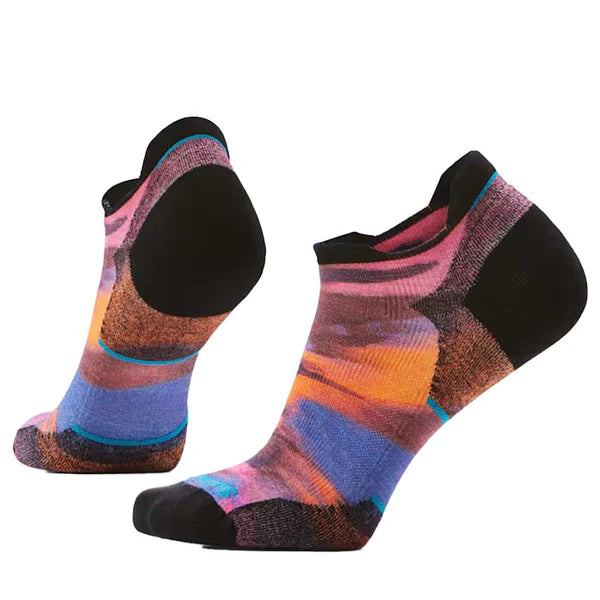 Smartwool Women's Run Targeted Cushion Brushed Print Low Ankle Socks