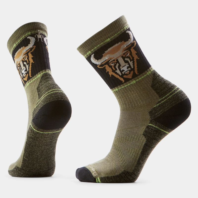 Smartwool Hike Light Cushion Bison Crew Socks