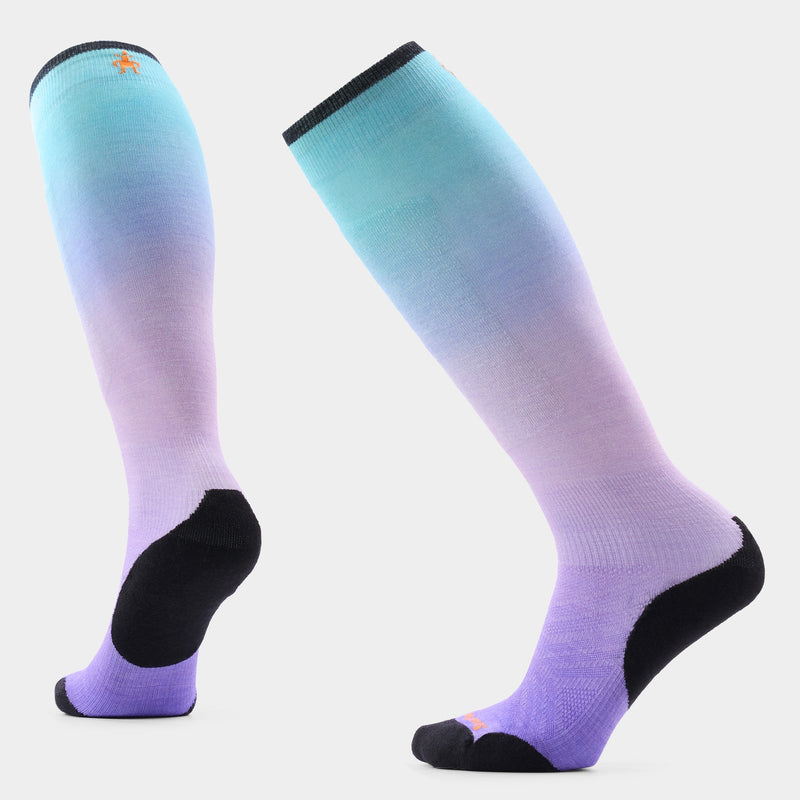 Smartwool Women's Ski Targeted Cushion Ombre Print OTC Socks