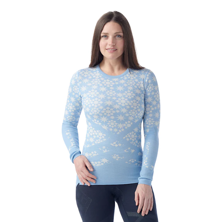 Smartwool Women's Intraknit Merino Baselayer Pattern Crew Sale