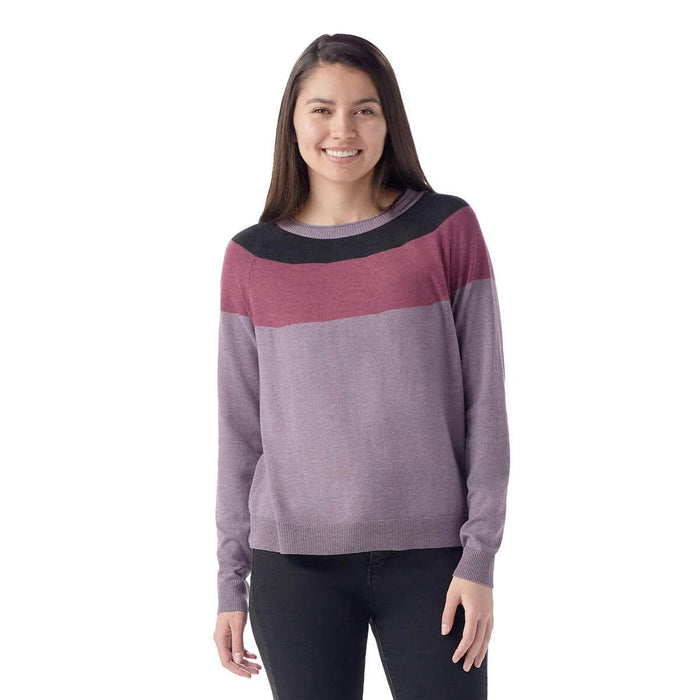 Smartwool Women's Edgewood Colorblock Crew Sweater