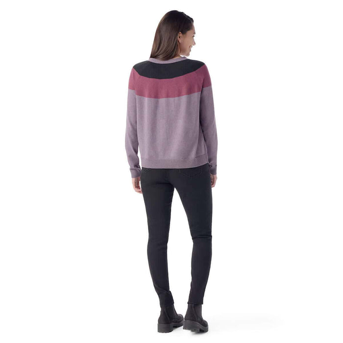 Smartwool Women's Edgewood Colorblock Crew Sweater