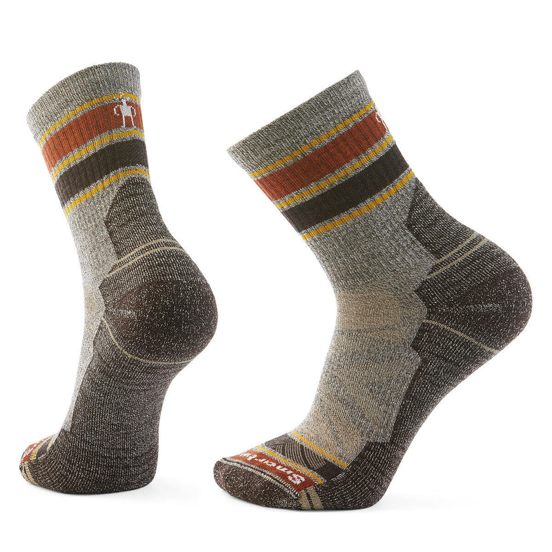 Smartwool Hike Light Cushion Striped Mid Crew Socks