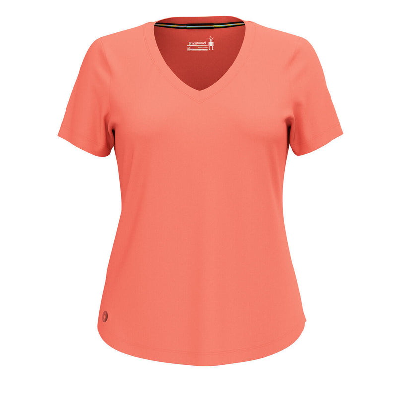 Smartwool Women's Active Ultralite V-Neck Short Sleeve Shirt Sale