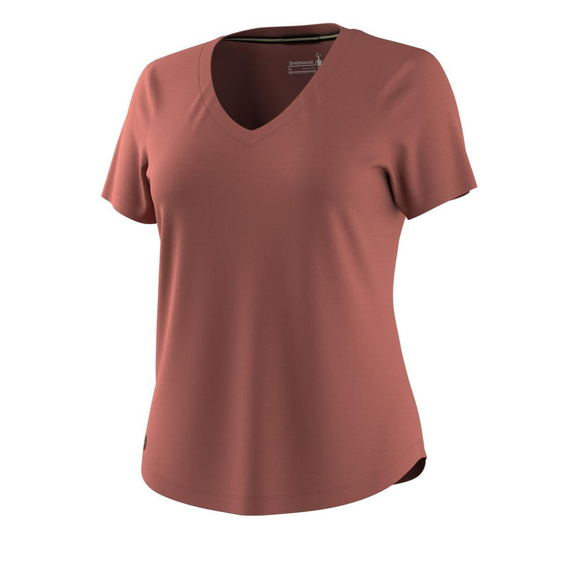 Smartwool Women's Active Ultralite V-Neck Short Sleeve Shirt