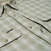 Poncho Men's Long Sleeve Original Shirt The Sapelo Close Up