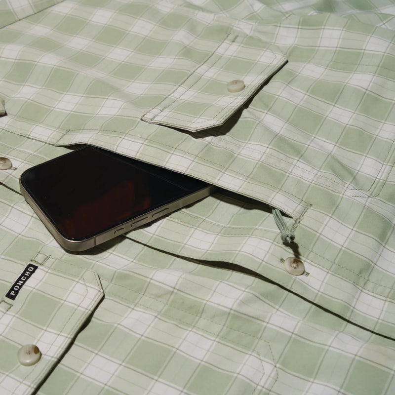 Poncho Men's The Original Long Sleeve Shirt The Sapelo