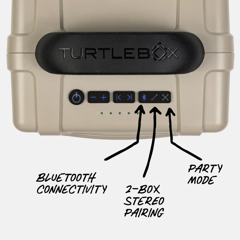 Turtlebox Cub Waterproof Outdoor Bluetooth Speaker