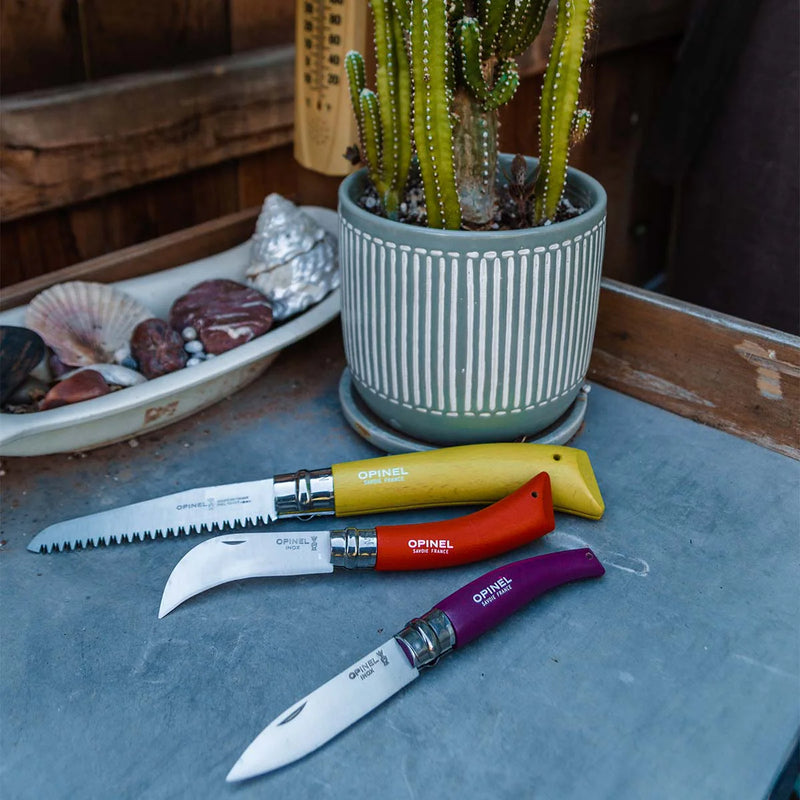 Opinel Stainless & Carbon Steel Garden Knife Trio