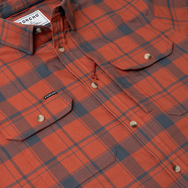 Poncho Men's Flannel Shirt The Stonington