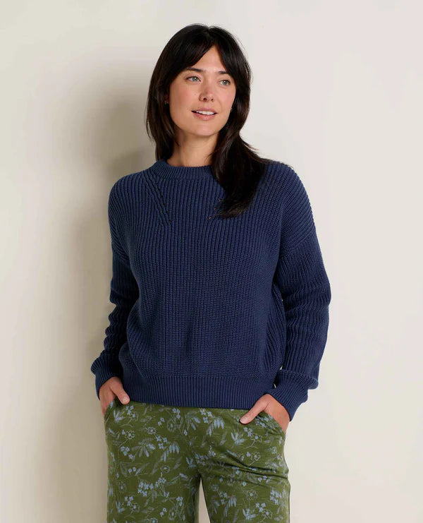 Toad & Co Women's Bianca Shaker Crew Sweater