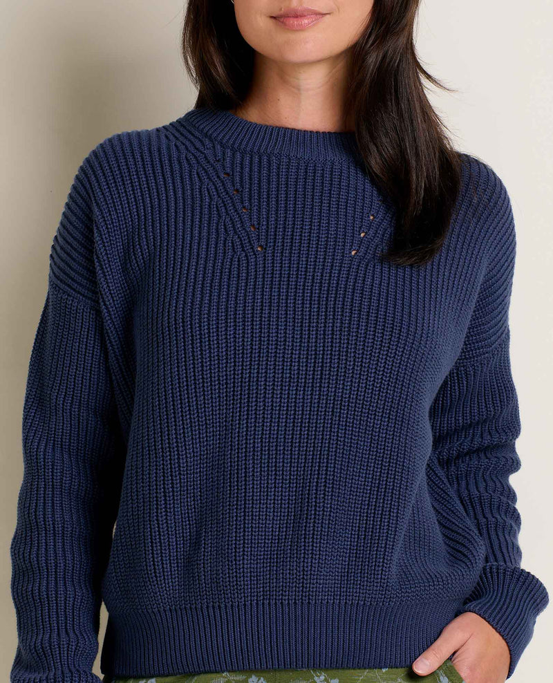 Toad & Co Women's Bianca Shaker Crew Sweater