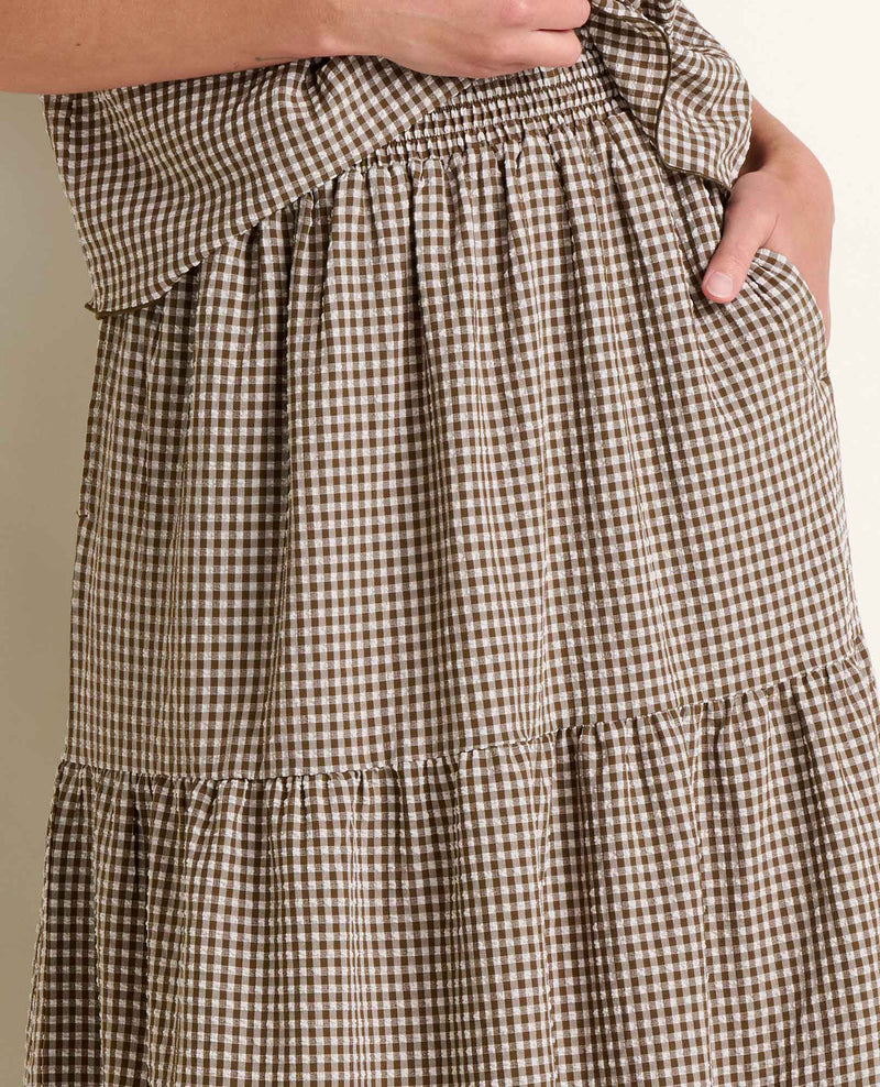 Toad & Co Women's Sunkissed Tiered Midi Skirt