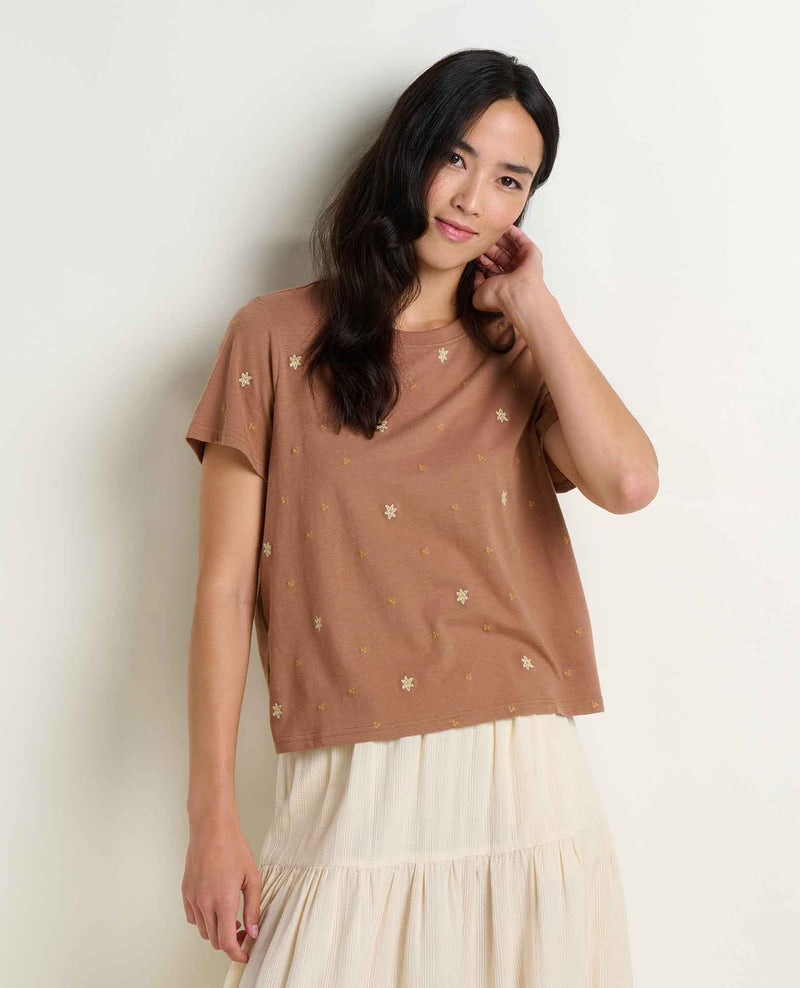 Toad & Co Women's Re Form Embroidered Crew