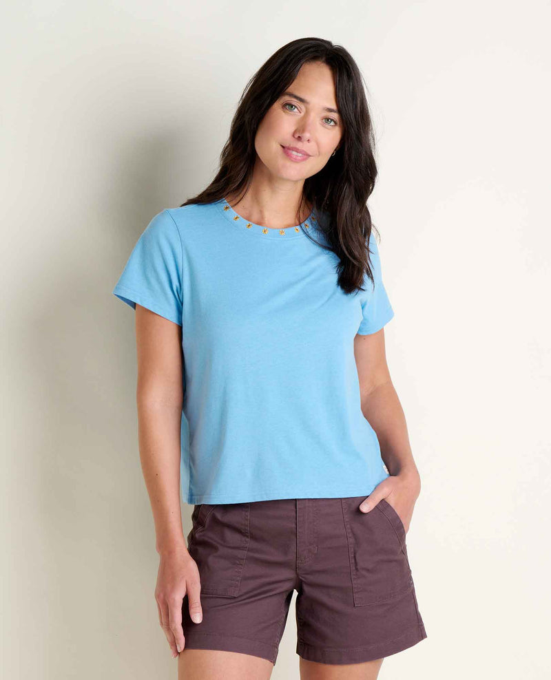 Toad & Co Women's Re Form Embroidered Crew
