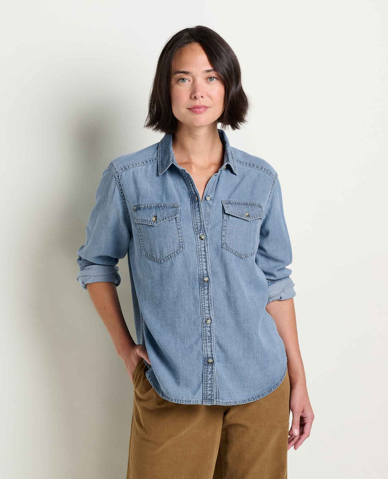 Toad & Co Women's Pinon Soft Denim Shirt